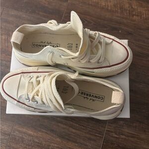 Converse Cream and Red Women's Shoes